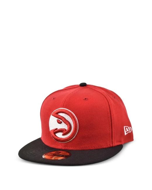 KTZ Red X Nba Atlanta Hawks 59Fifty Cap for men