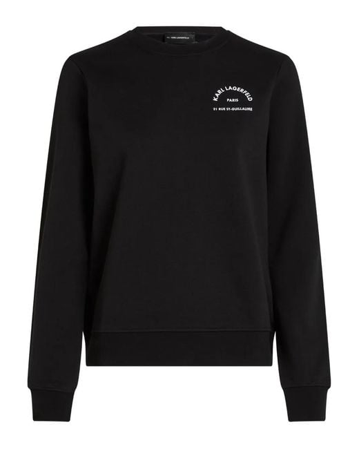 Karl Lagerfeld Black Rue St-Guillaume Sweater