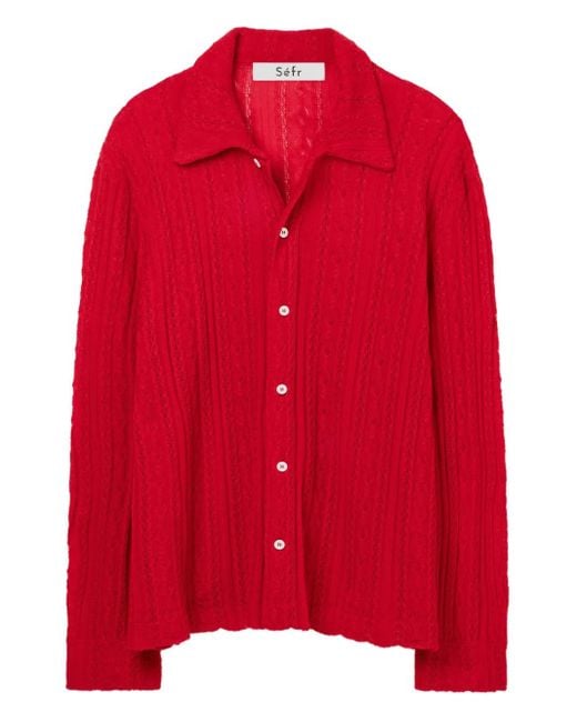 Séfr Riku シャツ Red