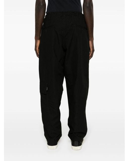 Pantalon ample A-Side Tuck Yohji Yamamoto pour homme en coloris Black