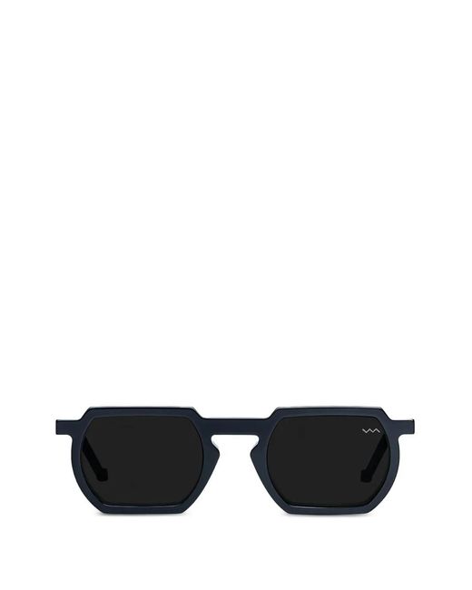 VAVA Eyewear Black Geometric-Frame Sunglasses