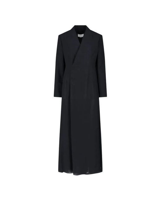 Maison Margiela Black V-Neck Maxi Dress