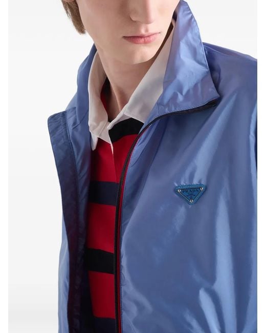 Prada Blue Re-Nylon Jacket for men