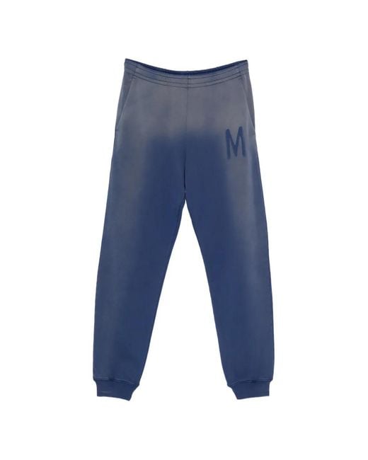 Moschino Blue Track Pants for men