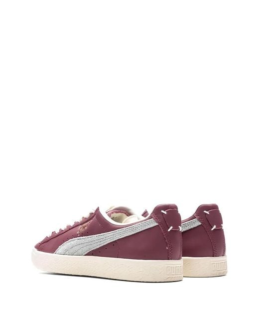 PUMA Pink Clyde Baseleather Sneakers for men