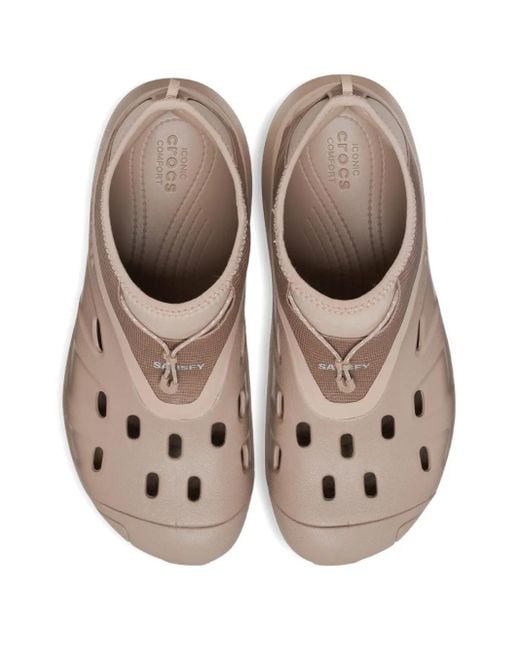 CROCSTM Brown Quick Trail Low "Satisfy Tumbleweed" Pantoletten