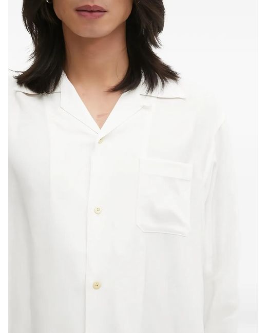 Visvim White Keesey Pocket Shirt for men
