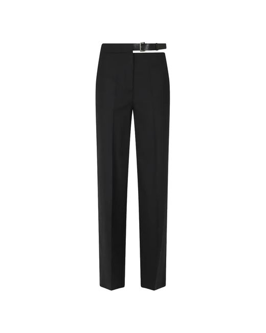 Semicouture Black Debbie Belted Cutout Trousers