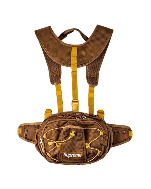 Supreme Brown Harness Waist Bag