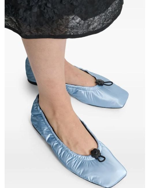 CECILIE BAHNSEN Blue Orbella Ballerina Shoes