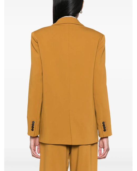 Forte Forte Yellow Blazer Mit Fallendem Revers