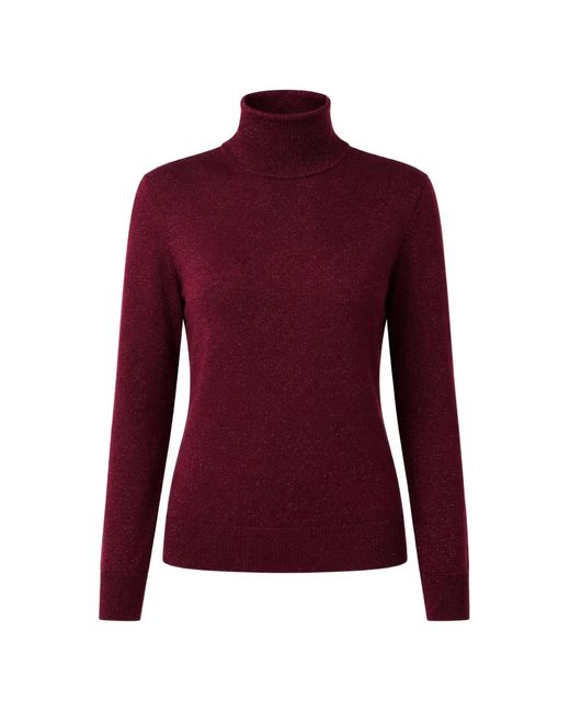 Calvin Klein Purple Pull À Effet Métallisé