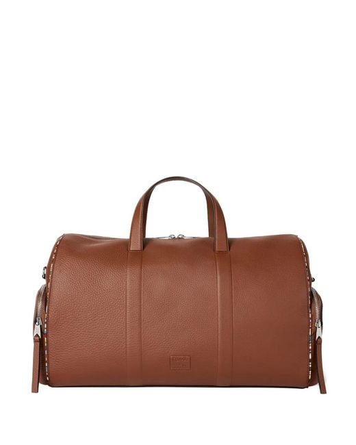 Borsone Con Zip di Paul Smith in Brown da Uomo