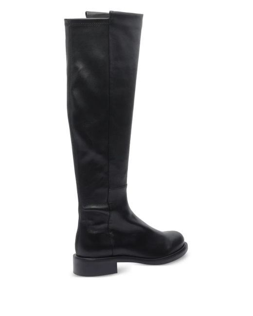 Stuart Weitzman Black Leather Boots