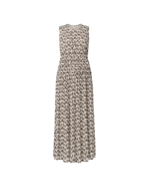 Ulla Johnson White Kamaria Smocked Sleeveless Dress