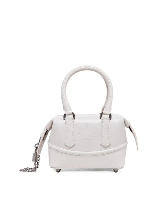 Enfants Riches Deprimes White Mini Bowling Tote Bag