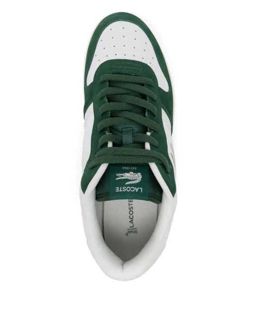 Lacoste Green T-Clip Set Leather Trainers for men
