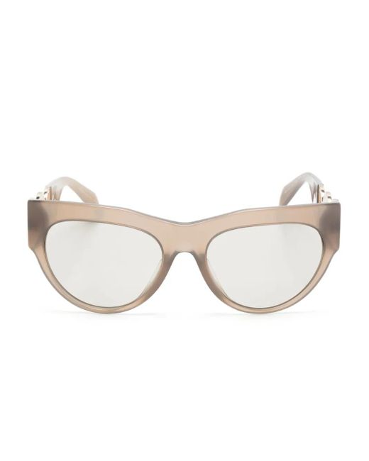 Versace Natural Winged Medusa Cat-Eye Frame Sunglasses