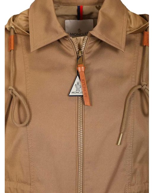 Moncler Brown Adenium Hooded Jacket