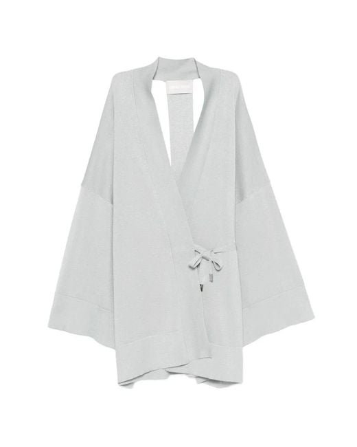 Circus Hotel White Kimono Wrap Coat