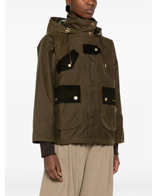 Barbour Green Willowmere Waxed Jacket