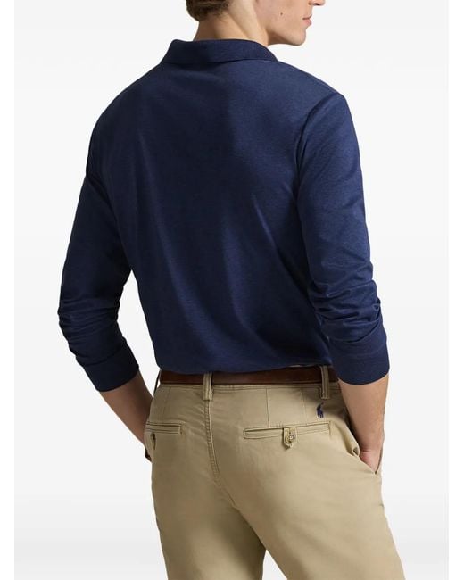 Polo Ralph Lauren Blue V-Neck Sweater for men
