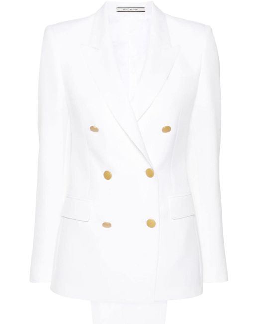 Tagliatore White T-parigi Double-breasted Suit
