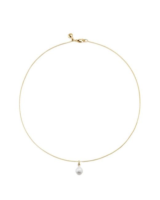 Monica Vinader White Baroque Pearl Small Pendant