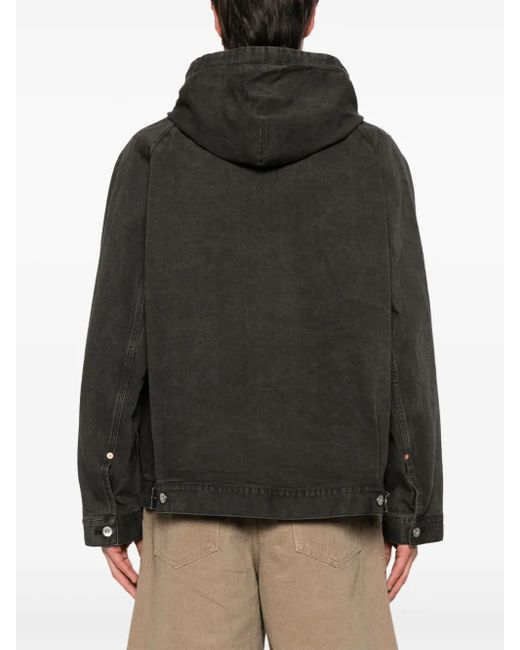 Chaqueta Con Capucha Sacai de hombre de color Black