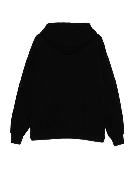 Undercover Black Slogan-Print Hoodie for men