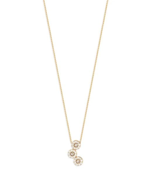 Officina Bernardi Metallic 18Kt Moon Grace Diamond Necklace