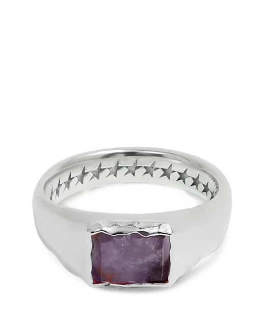 Twojeys White Fluorite Sterling- Ring