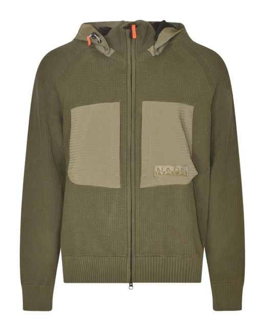 Napapijri Green Veste À Poches Plaquées for men