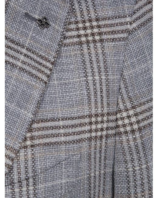 Tagliatore Gray Wool Blazer for men