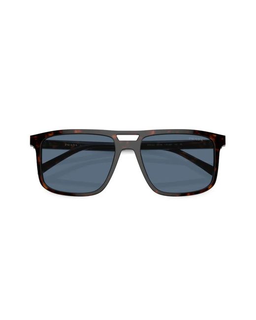 Prada Blue Prada Pr A22S Square Frame Sunglasses for men