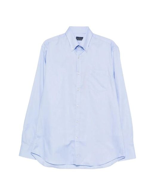 Paul & Shark Blue Summer Oxford Button-Down Shirt for men