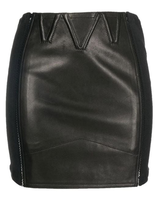 Tom Ford Black Panelled Mini Skirt