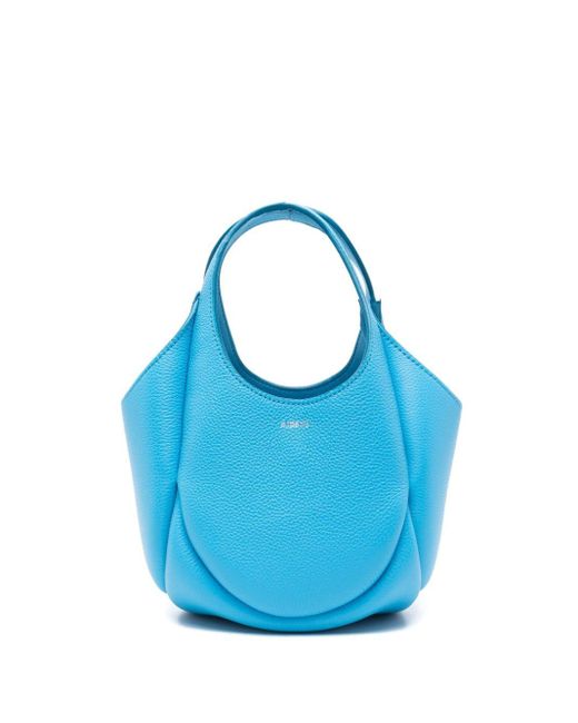 Coperni Blue Bucket Swipe Leather Bag
