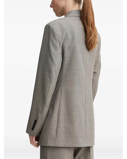 Filippa K Gray Buttoned Blazer
