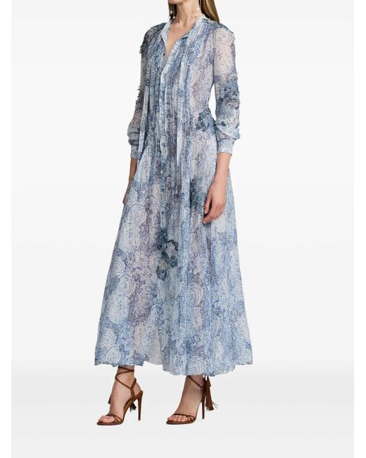 Ralph Lauren Blue Hannes Maxi Dress