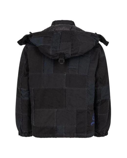 Supreme Black X Junya Watanabe "Comme Des Garcons" Patchwork Puffy Jacket