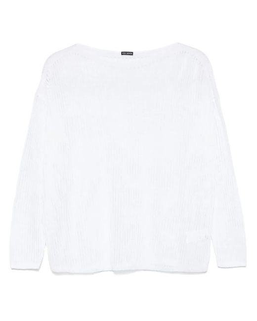 Top de lino Iris Von Arnim de color White