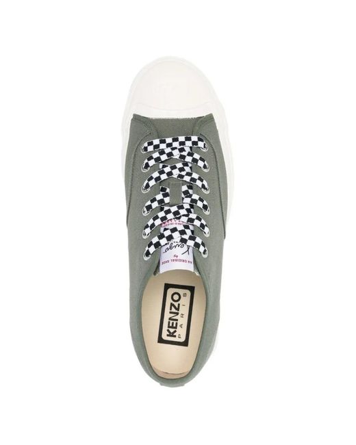 KENZO White Star-Motif Sneakers for men