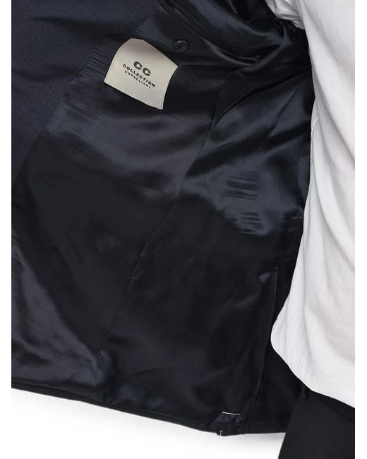 Corneliani Blue Cc Collection Checked Single-Breasted Blazer for men