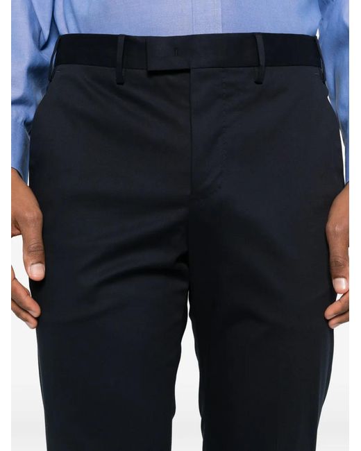 PT Torino Black Side-Pocket Trousers for men
