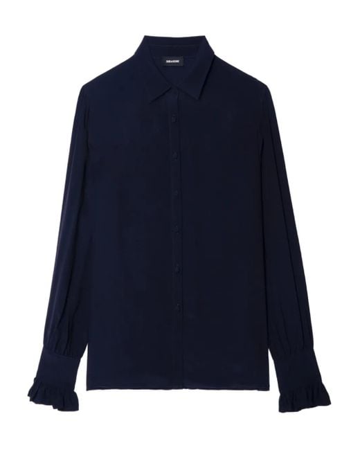 Zadig & Voltaire Blue Thely Shirt