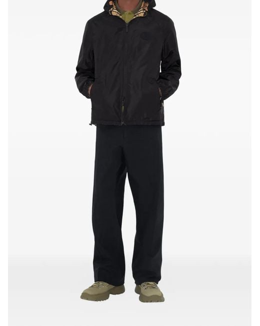 Burberry Natural Reversible Check Hooded Jacket for men