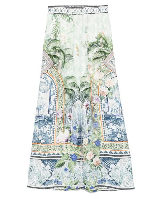 Pantalon Jardim Party Camilla en coloris Blue