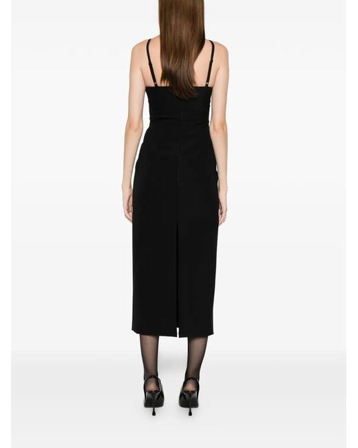 Axel 113 Black Tess Midi Dress