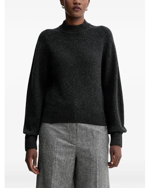 Sessun Black Wool Blend Sweater